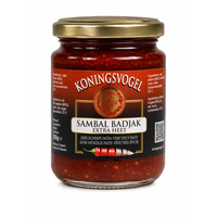 Koningsvogel Sambal Badjak Extra Heet, 280g