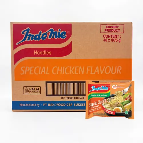 Indomie Indomie Instantnudeln Spezial Hühnchen, 40 x 75 g Indomie Indomie Instantnudeln Spezial Hühnchen, 40 x 75 g