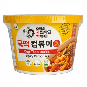 Cook-Tok Cup Tteokbokki Spicy Carbonara, 140g Cook-Tok Cup Tteokbokki Spicy Carbonara, 140g