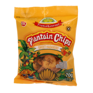 Tropical Gourmet Tropical Gourmet Sweet Habanero Plantain Chips, 70g Tropical Gourmet Tropical Gourmet Sweet Habanero Plantain Chips, 70g