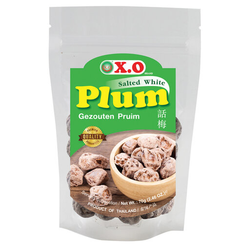 X.O. X.O. Salted White Plum, 70g X.O. X.O. Salted White Plum, 70g