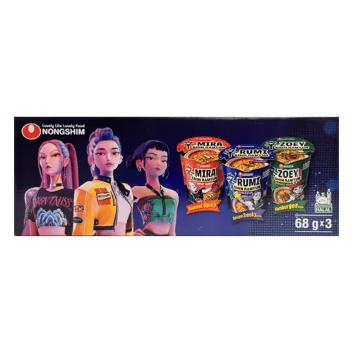Nongshim Shin Ramyun Demon Hunters Cup Mix Nongshim Shin Ramyun Demon Hunters Cup Mix