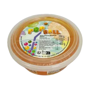 Pinshan Pinshan Popping Boba Mango, 550g Pinshan Pinshan Popping Boba Mango, 550g