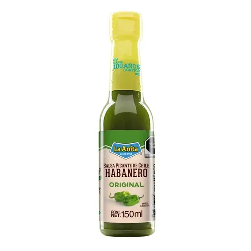La Anita Salsa Habanero Verde, 150ml