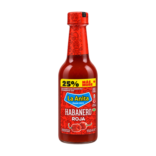 La Anita Salsa Habanero Roja, 150ml