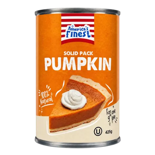 America's Finest Solid Pack Pumpkin, 425g America's Finest Solid Pack Pumpkin, 425g