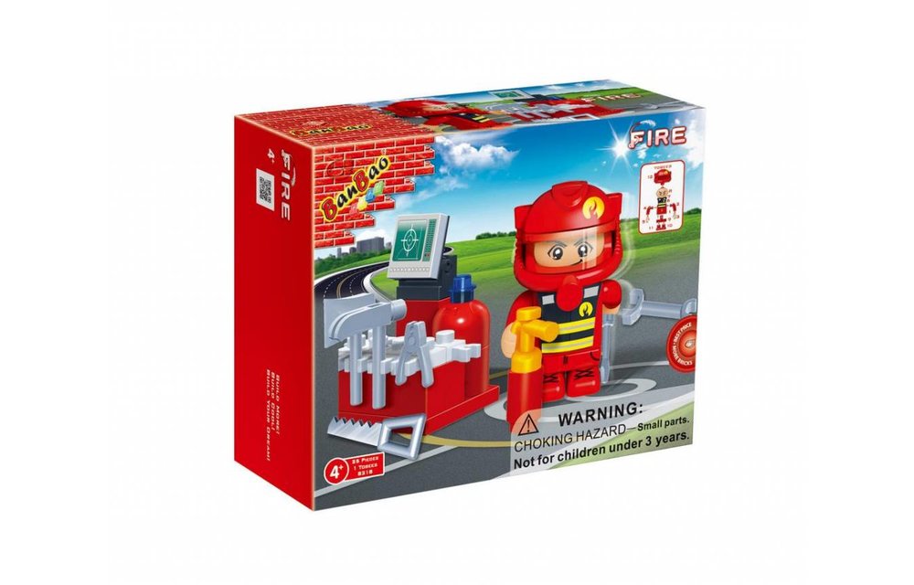 BanBao 8318 - Brandweerman