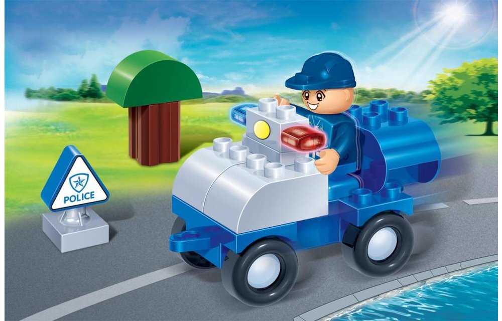 BanBao Young Ones 9605 - Politie auto