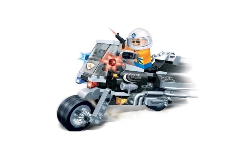 BanBao 8351 - Politiemotor 2