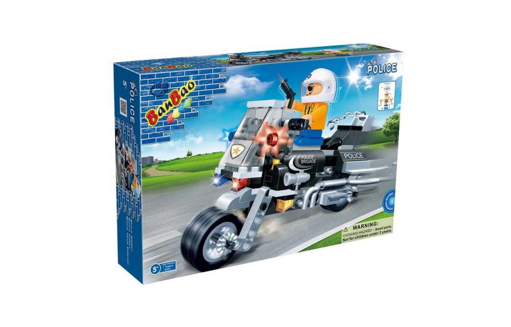 BanBao 8351 - Politiemotor 2