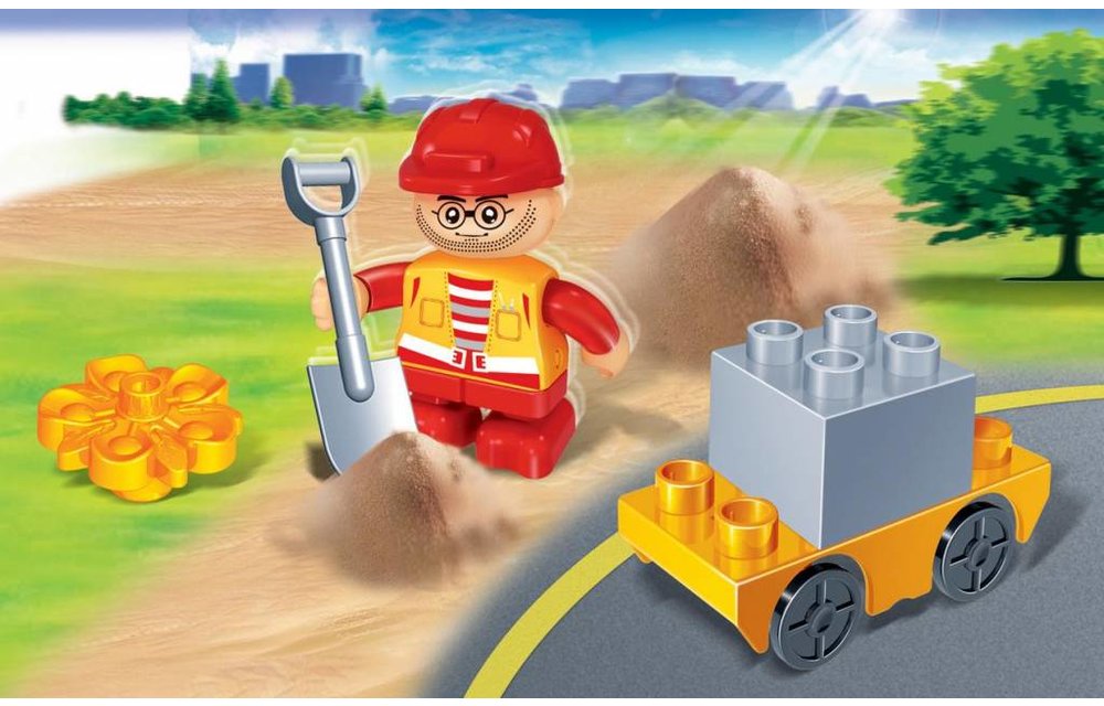 BanBao Young Ones 9666 - Constructie karretje