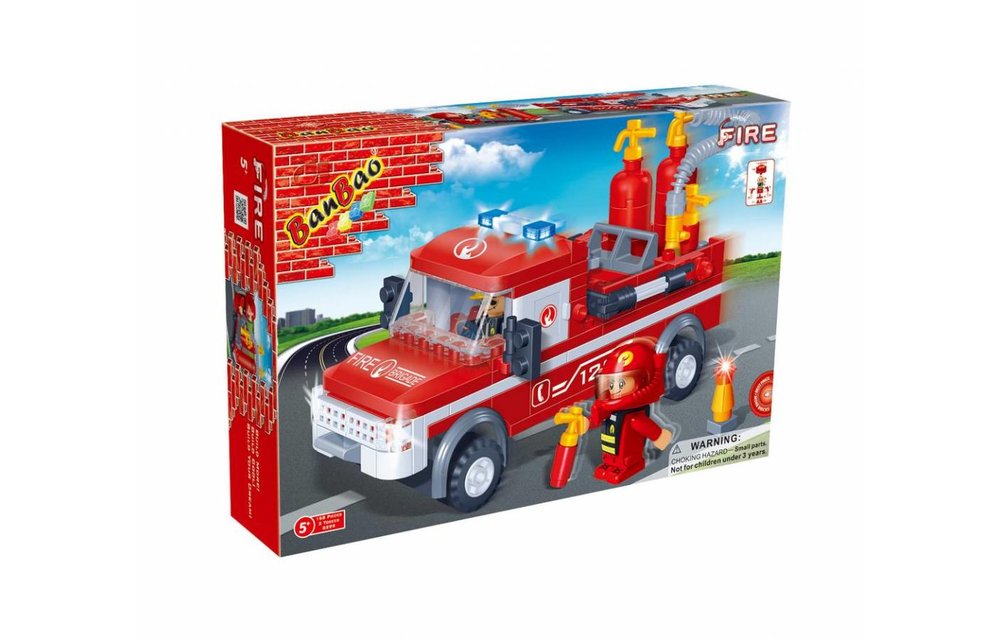 BanBao 8299 - Grote Brandweertruck
