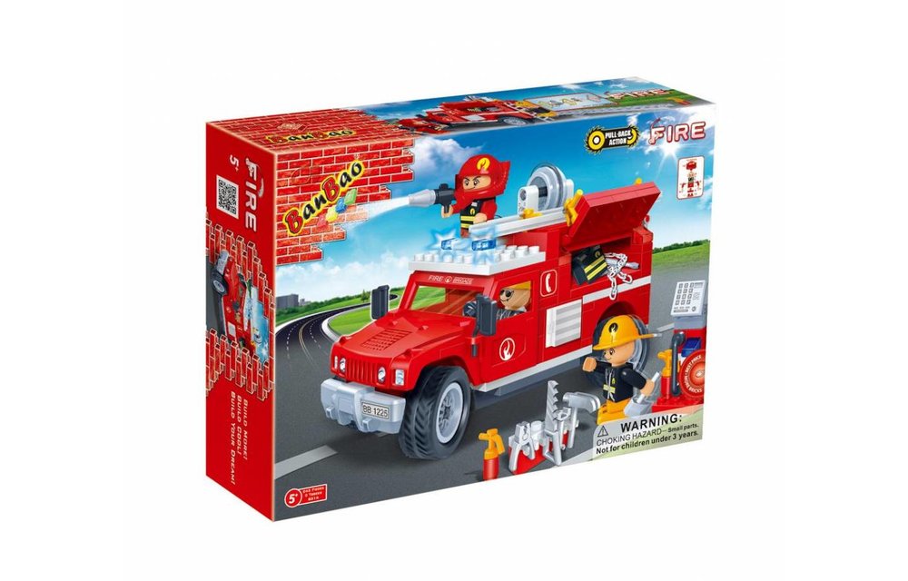 BanBao 8316 - Brandweer Jeep