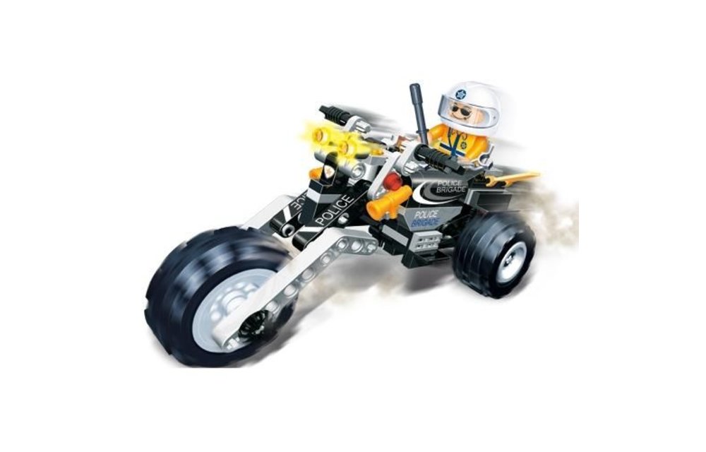 BanBao 8352 - Politiemotor