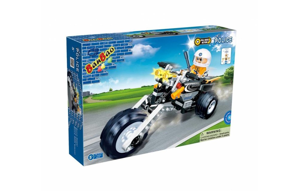 BanBao 8352 - Politiemotor