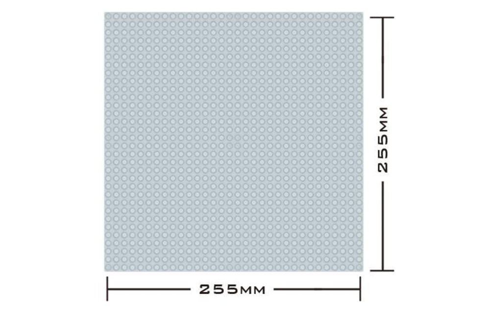 BanBao 84821 - Bouwplaat grijs (32 x 32 noppen)