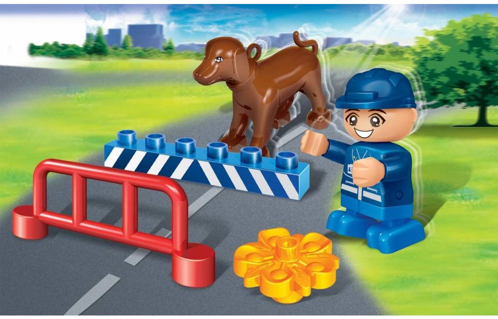 BanBao Young Ones 9606 - Politiehond