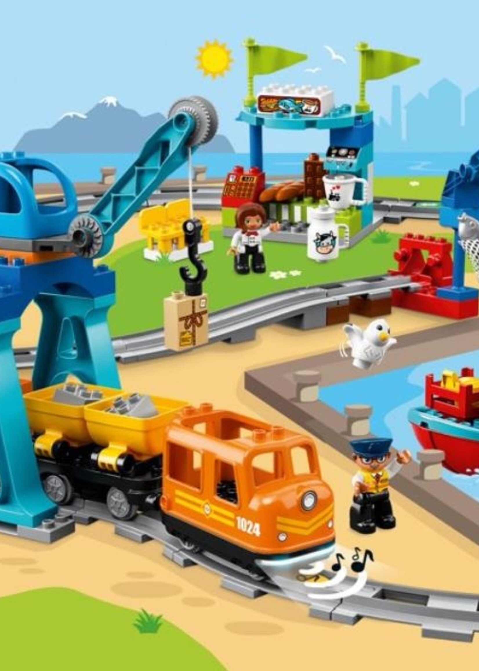 LEGO DUPLO 10875 Goederentrein Bouwspeelgoed