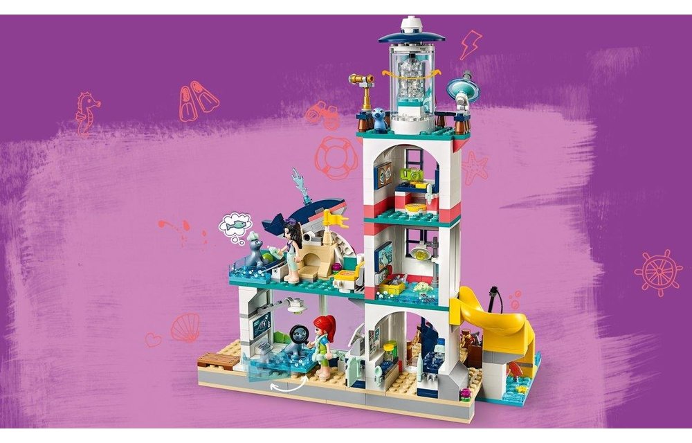 LEGO Friends 41380 - Reddingscentrum in de Vuurtoren