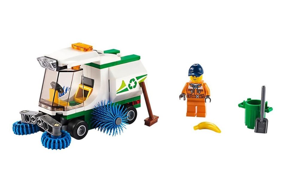 LEGO City 60249 - Straatveegmachine