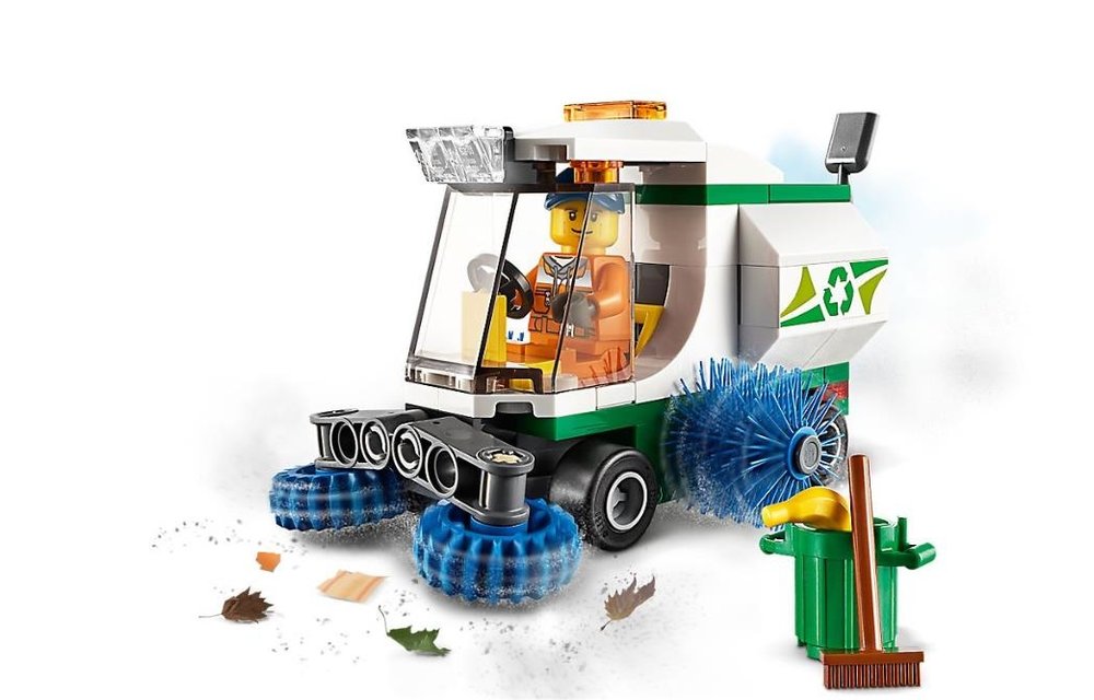 LEGO City 60249 - Straatveegmachine