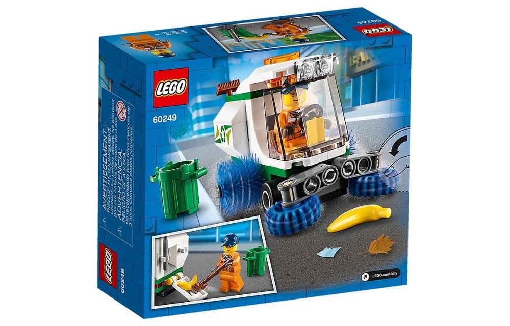 LEGO City 60249 - Straatveegmachine