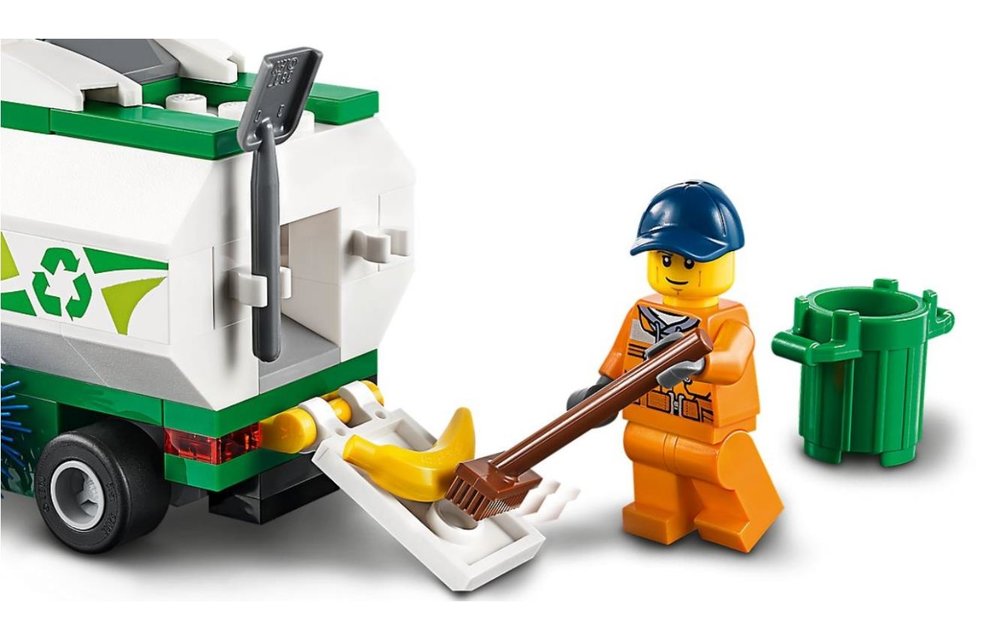 LEGO City 60249 - Straatveegmachine