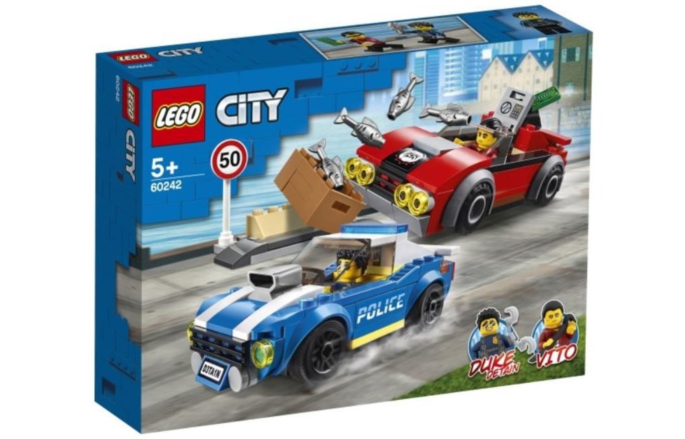 LEGO City 60242 - Politie Arrestatie Snelweg