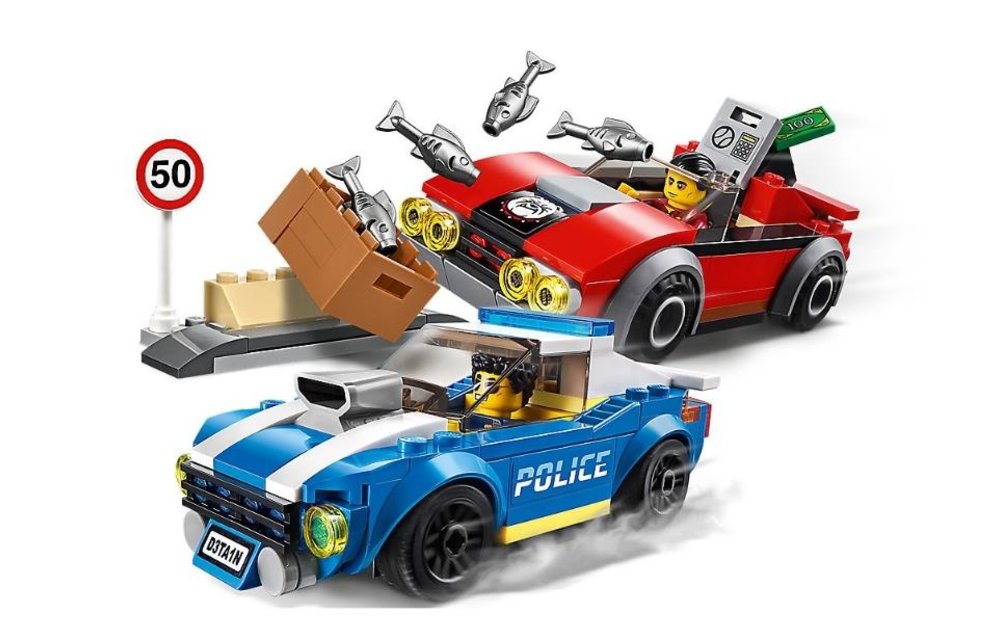 LEGO City 60242 - Politie Arrestatie Snelweg