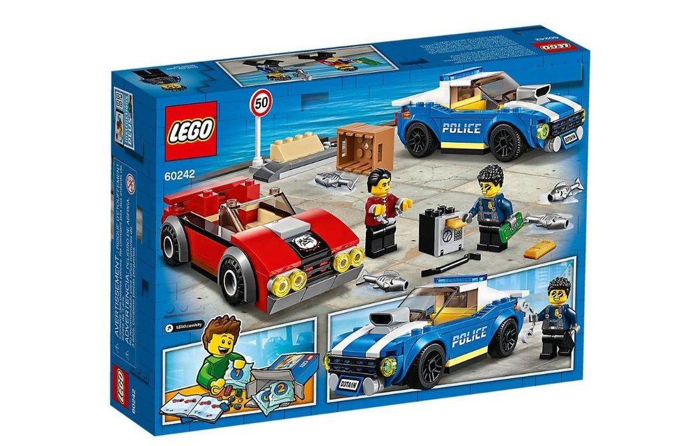 LEGO City 60242 - Politie Arrestatie Snelweg
