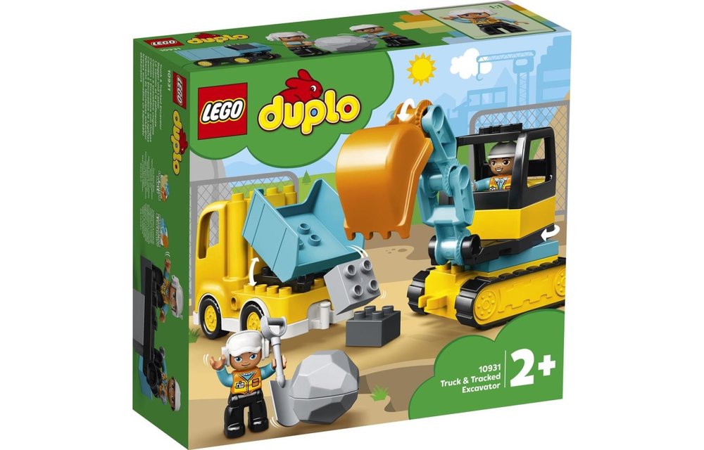 Ontdekking vanavond Geval LEGO DUPLO 10931 - Truck en graafmachine met rupsbanden - Bouwspeelgoed.nl