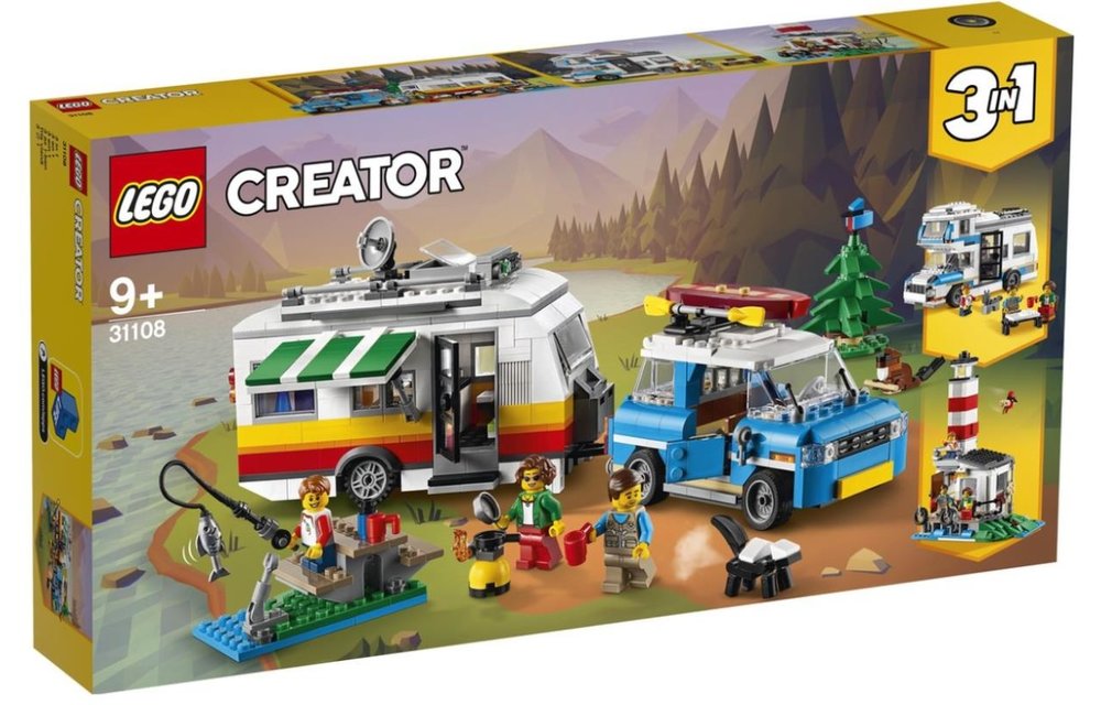 LEGO Creator 3-in-1 Familievakantie met Caravan | 31108