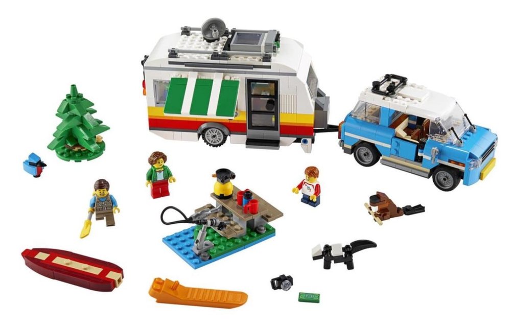 LEGO Creator 3-in-1 Familievakantie met Caravan | 31108