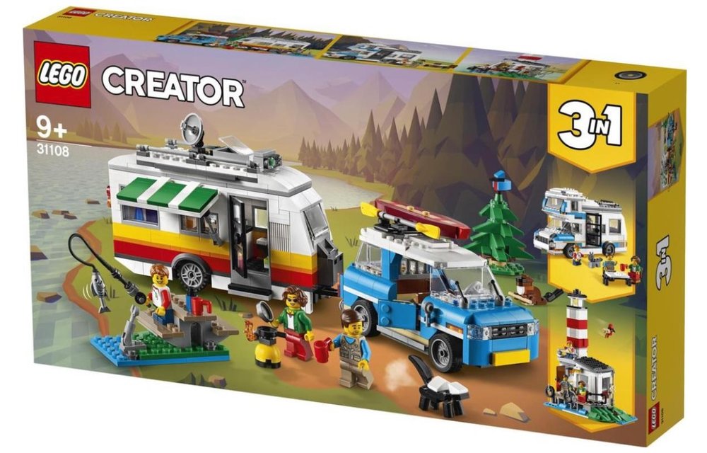 LEGO Creator 3-in-1 Familievakantie met Caravan | 31108
