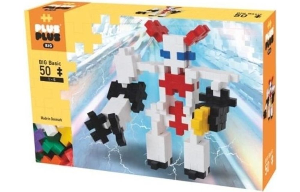 Plus-Plus BIG Pastel Robot 50 stuks | 3226