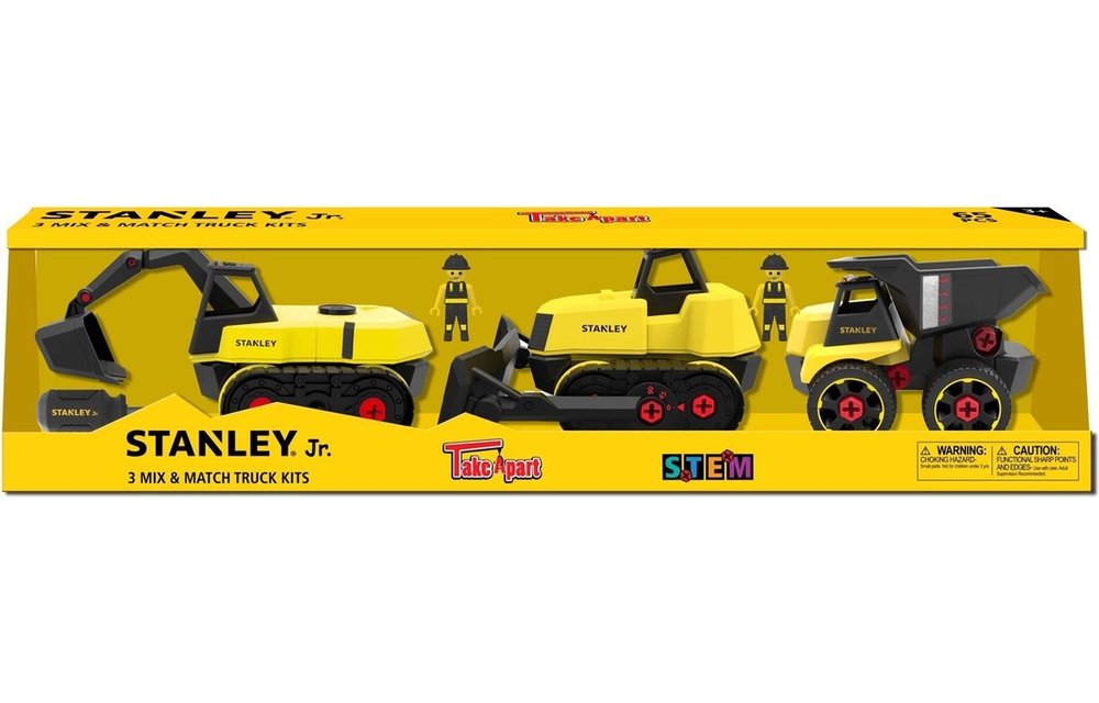 Stanley Jr. Demonteerbare Speelgoedvoertuigen Set
