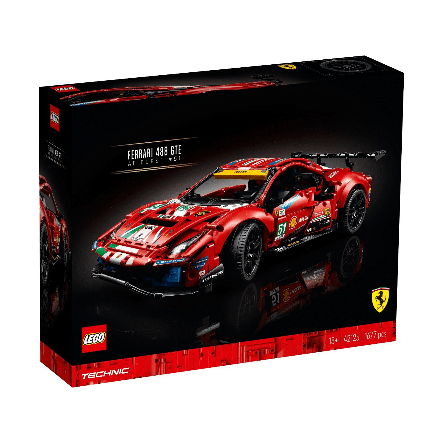 Frank Worthley Geletterdheid Informeer LEGO Technic Ferrari 488 GTE 42125 - Bouwspeelgoed.nl