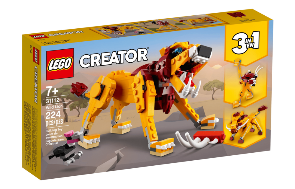 LEGO Creator 3-in-1 Wilde Leeuw | 31112