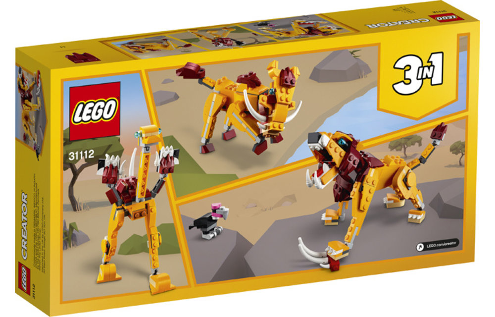 LEGO Creator 3-in-1 Wilde Leeuw | 31112