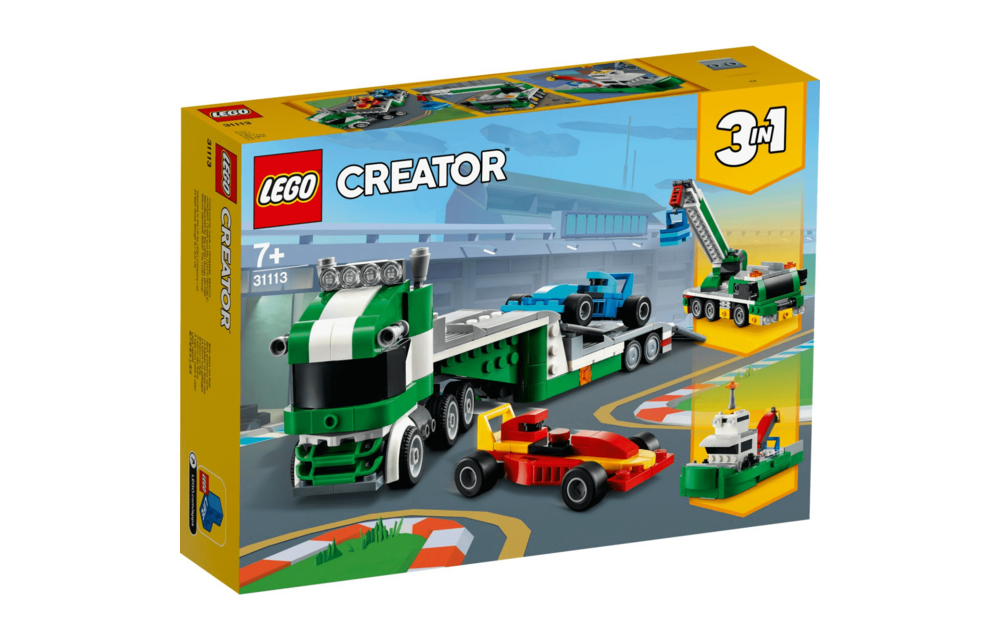 LEGO Creator 3-in-1 Racewagen Transportvoertuig | 31113