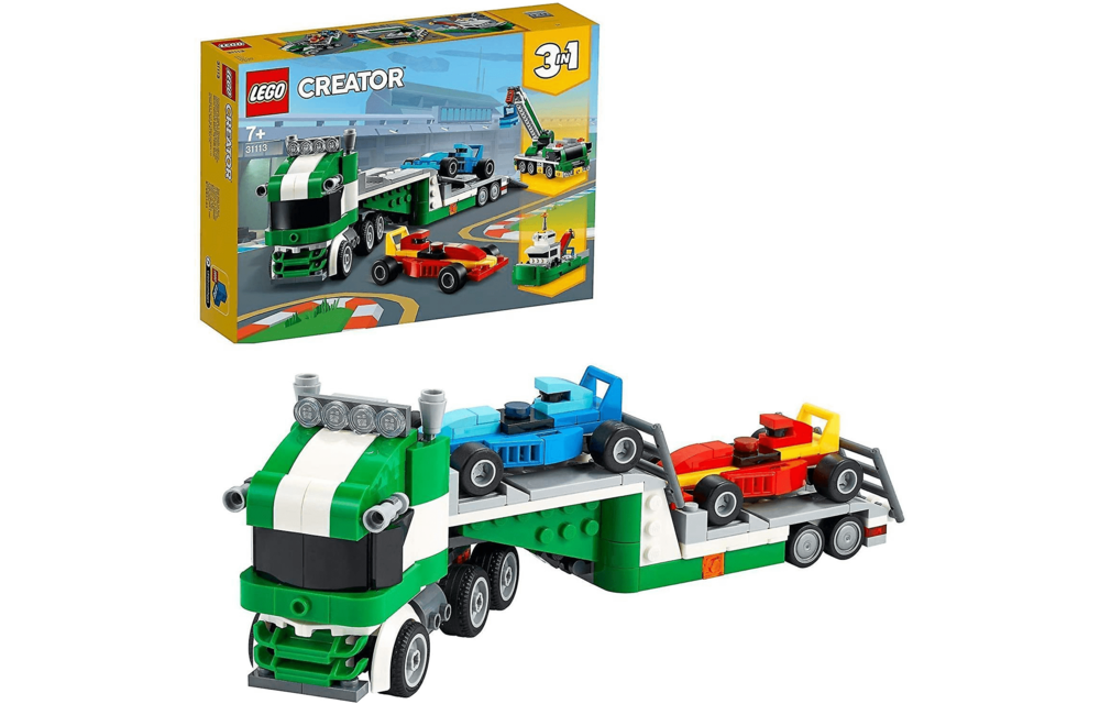 LEGO Creator 3-in-1 Racewagen Transportvoertuig | 31113