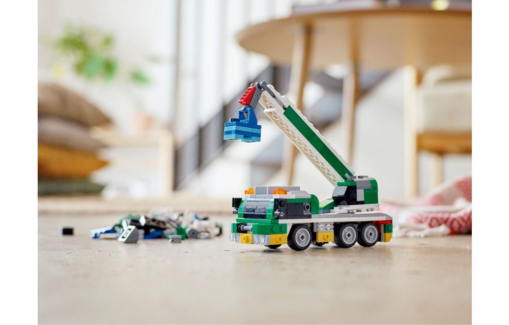 LEGO Creator 3-in-1 Racewagen Transportvoertuig | 31113