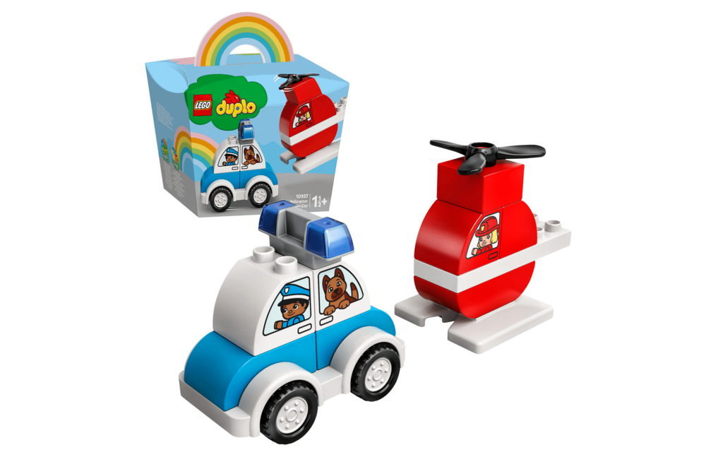 LEGO DUPLO Brandweerhelicopter & Politiewagen | 10957