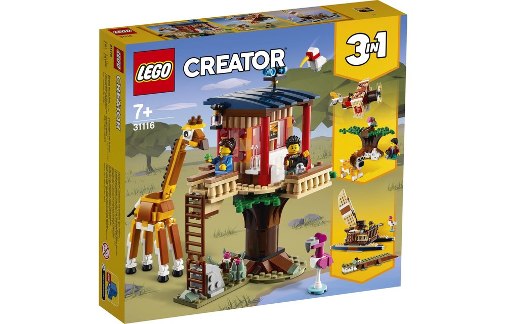 LEGO Creator 3-in-1 Safari wilde dieren boomhuis | 31116