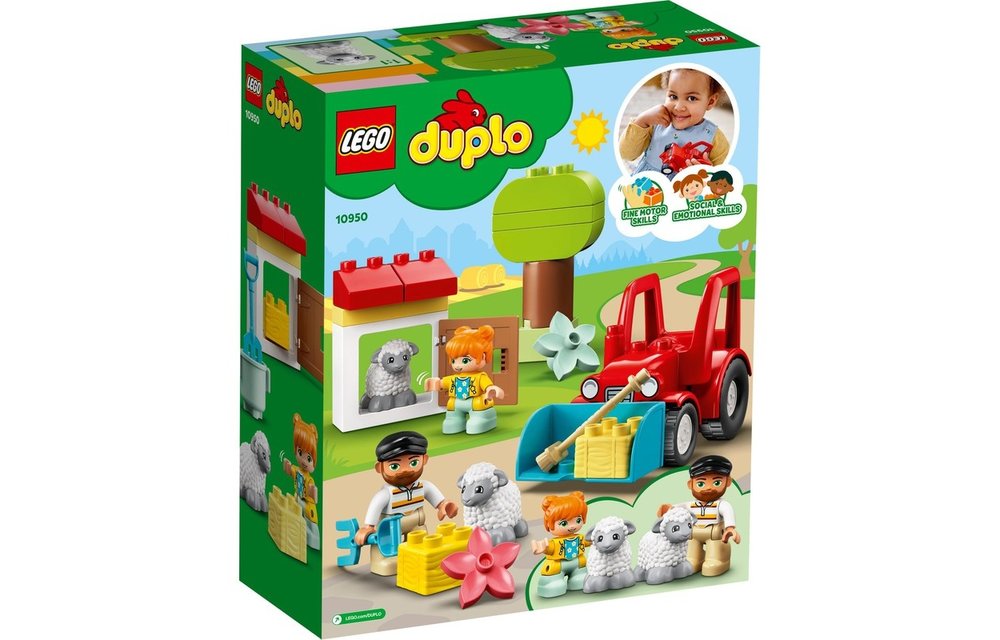 LEGO DUPLO Landbouwtractor en dieren verzorgen | 10950