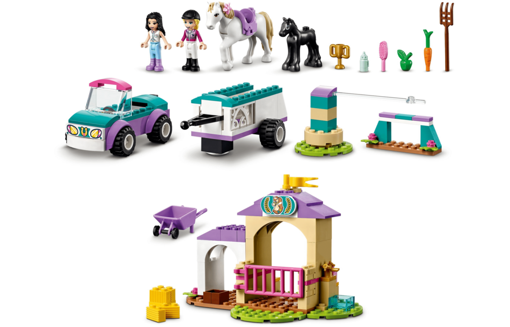 LEGO Friends Paardentraining en Aanhanger | 41441