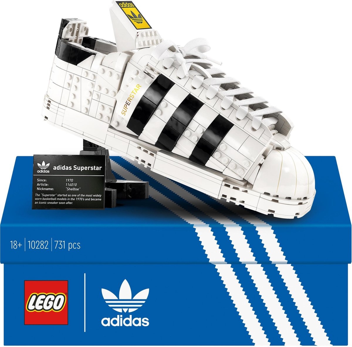 tactiek kom tot rust Commissie LEGO Adidas Originals Superstar 10282 - Bouwspeelgoed.nl