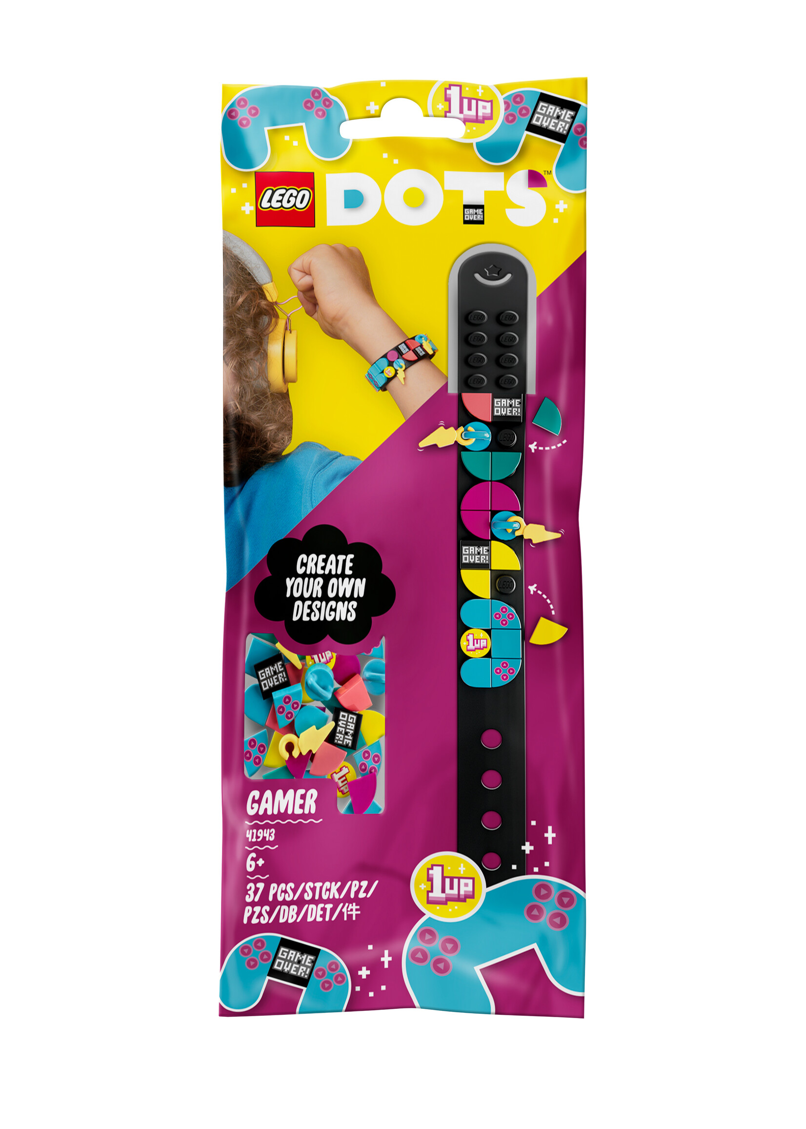 LEGO LEGO DOTS Gamer - armband met bedeltjes | 41943