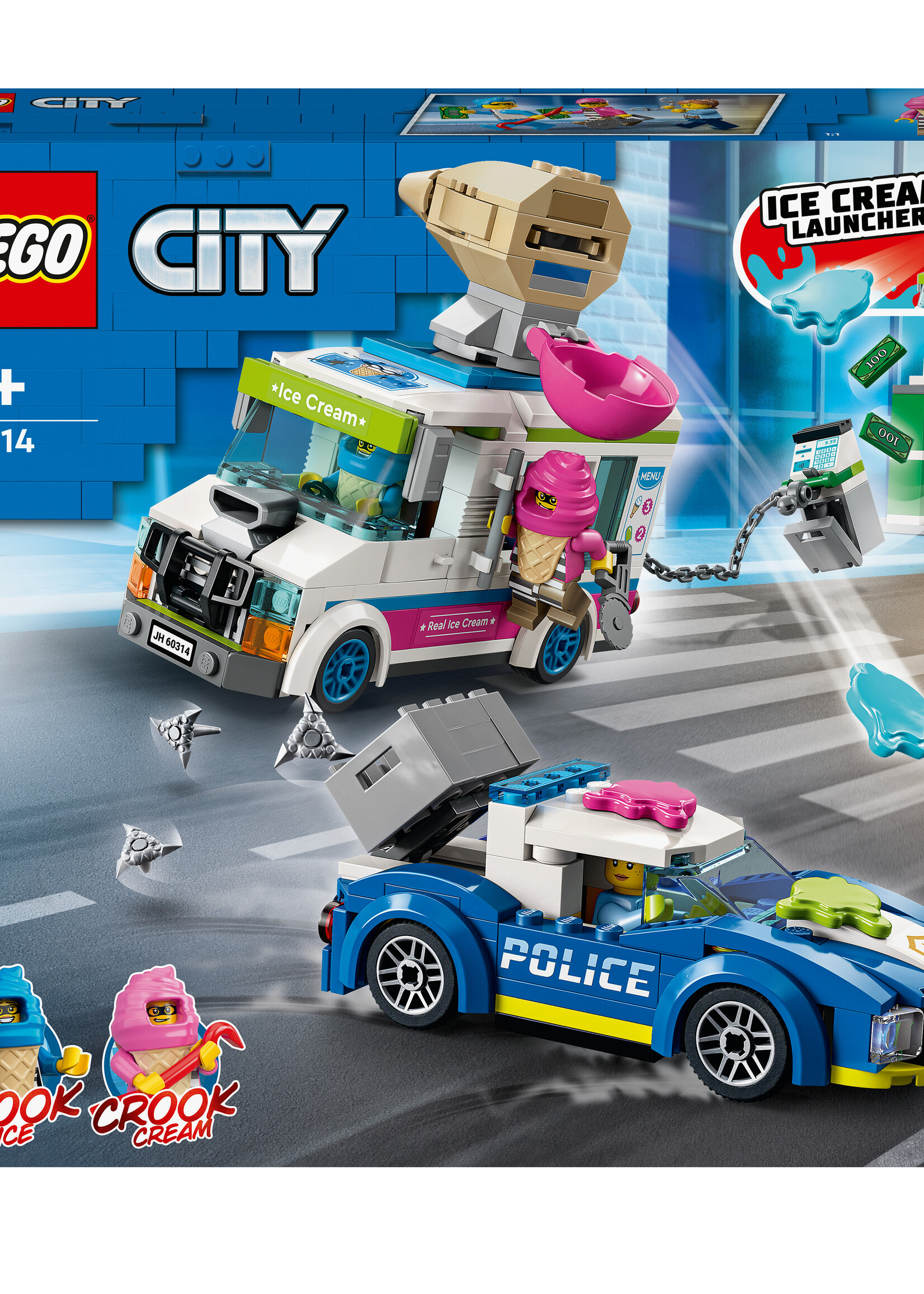 LEGO LEGO City IJswagen politieachtervolging | 60314