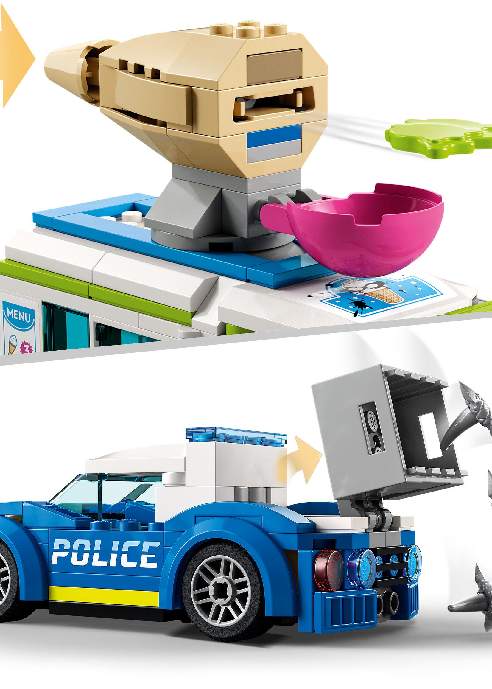 LEGO LEGO City IJswagen politieachtervolging | 60314